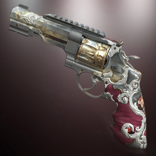 steampunktendencies: Victorian Brothel Steampunk R8 Revolver.Concept design by Brandon Le