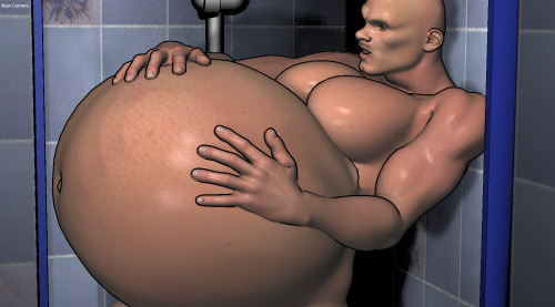 Join My Patreon, https://patreon.com/wertymenInflate Arts, Big Belly Werty Videos,3D Male Inflated B