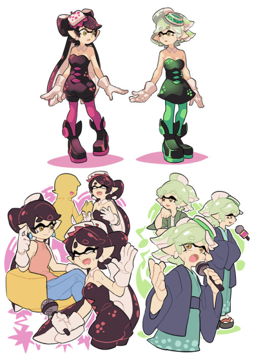 gomigomipomi: Based on chapter 1 of their stories. Not sure why I decided to torture myself by drawing these.