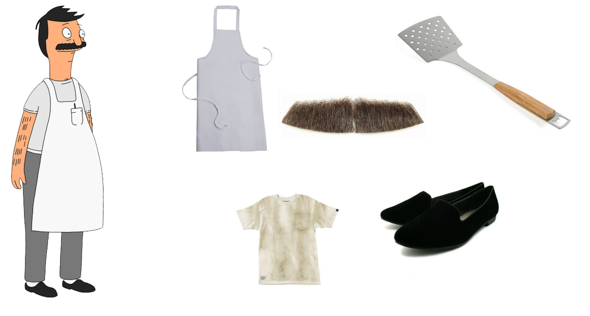 ifinddelightinthegruesomeandgrim:
“ Steal His Look: Bob Belcher
Versace apron - $635
Fendi mustache - $98
Louis Vuitton shirt - $7,245
Giorgio Armani suede shoes - $369
Calphalon spatula - $179
”