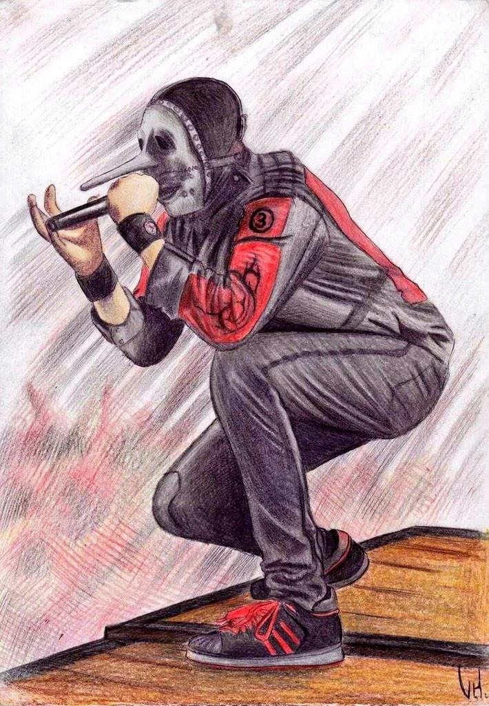 CHRIS FEHN SLIPKNOT DRAWING