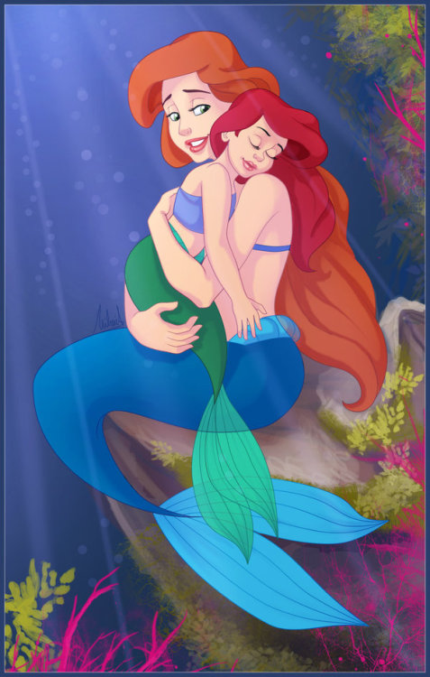 Little mermaid eric and melody porn