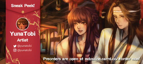 Just what could Jiang Yanli and Lan Wangji be doing in YunaTobi’s beautiful preview?See the full sce