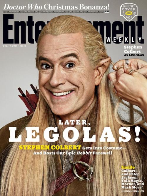 Entertainment Weekly has revealed three epic new covers featuring superfan Stephen Colbert for their