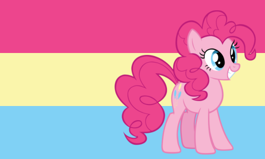 ponypride:  I realized Pinkie Pie has pan colors, so have the pan flag with Pinkie