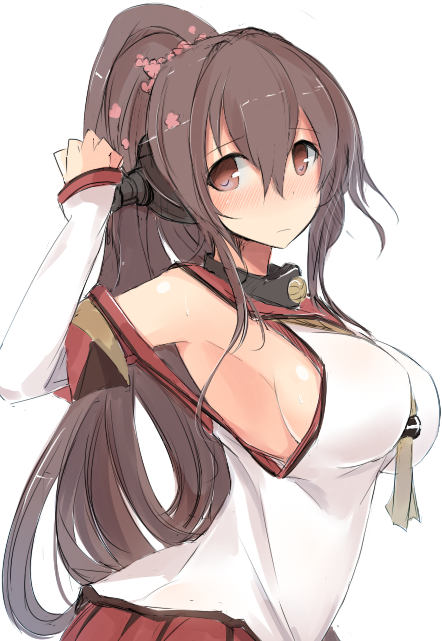 futureisfailed:  naoさんはTwitterを使っています: “大和の横乳が見えるようにしてあげました