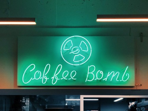 Coffee Bomb, near Daeheung Station.