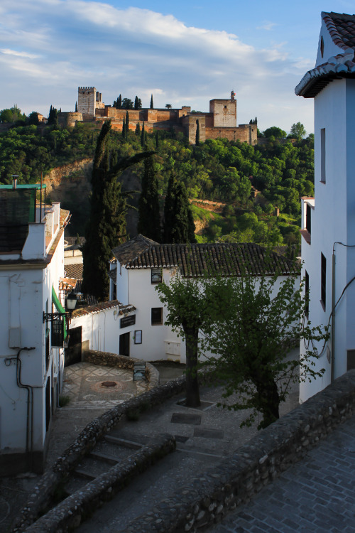 sir20:La Alhambra from el Albaicín, Granada (Spain) by sir20