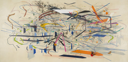 abstracteddistractions: Julie Mehretu, “Retopistics: A Renegade Excavation,” 2001 Ink and acrylic on