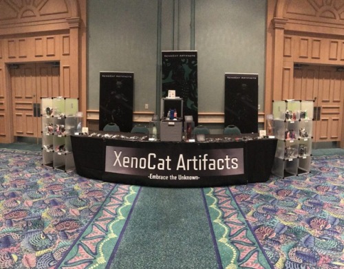 xenocatartifacts: Our booths at MFF and FWA! Getting better each time! DenFur is right around the co