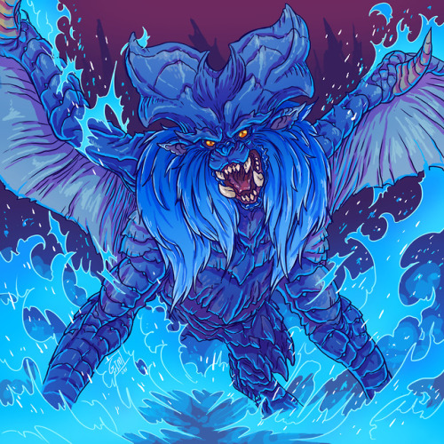 QUEEN OF FLAME LUNASTRAAnother Monster Hunter fanart I did las year! Lunastra this time, which desig