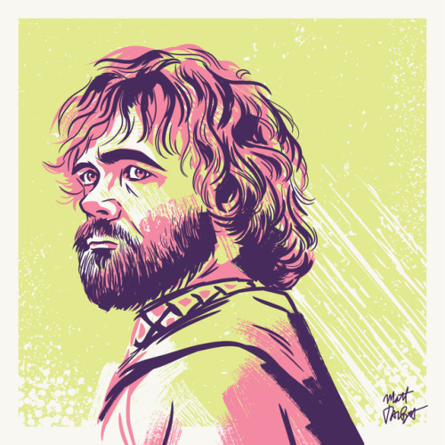 Game of Thrones portraits by Matt TalbotI drew these portraits over the last week to celebrate Game 