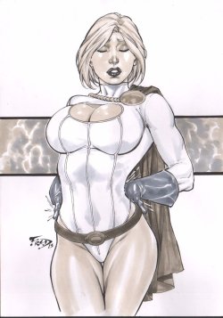 Karasu87:  Power Girl By Fred Benes 