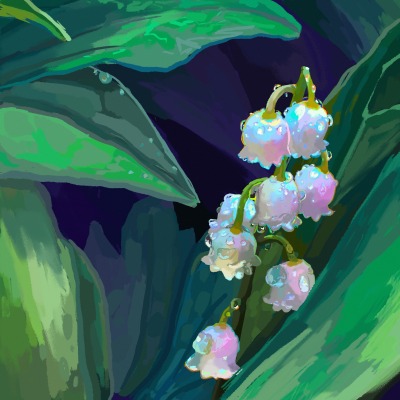 lily of the valley illustration 