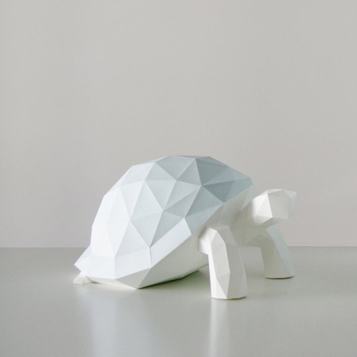 Origami inspired animal paper lamps by OWL