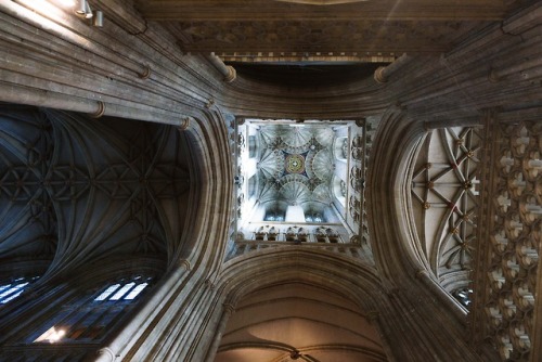 I was sitting in contemplative silence after running 110 miles. The cathedral was covered in Gothic 