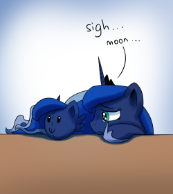 lunadoodle:  Celestia is out…. and Luna