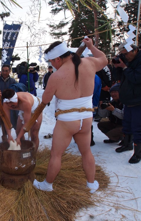 胡四王蘇民祭 - 胡四王神社, 矢沢, 花巻, 岩手Koshiō Sominsai Festival - Koshiō Shrine, Yasawa, Hanamaki, Iwate