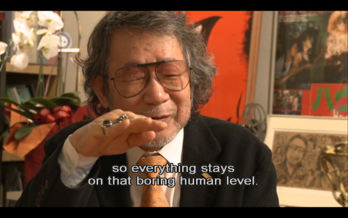 slubcoda:Director Nobuhiko Obayashi discussing the origins of the concepts of his 1977 fantasy film 