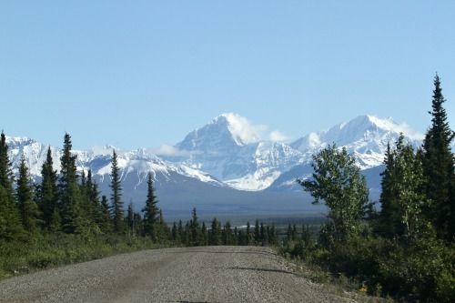 highways-are-liminal-spaces: Views of the northern Alaska Range, along the Denali HighwayTaken June 