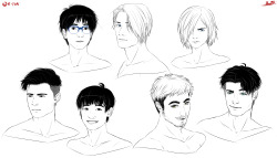 b-tandoodlez:  Just practicing realistic/racial-accurate sketches featuring The Grand Prix  Final skaters (Plus Viktor!) &lt;3What do you guys think? :D