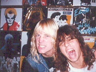 saxyforever:  Slayer at Slipped Disc Records, Valley Stream, NY 31 Oct. 1984