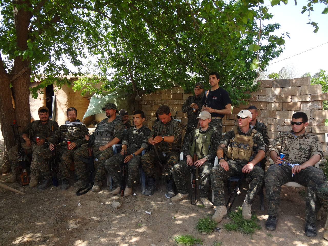 bijikurdistan:  International YPG Fighters from the USA, UK, Netherlands, Spain,