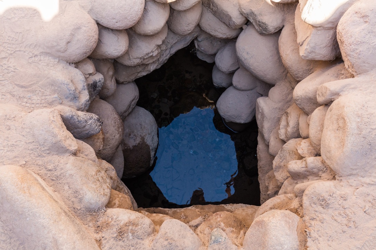 m1male2:The Cantalloc Aqueducts are a work of hydraulic engineering built in the middle of the desert by the ancient Nazca culture (200-700 AD). They are located 4 km. north of Nazca, Peru.Of the 46 underground aqueducts found, 32 are still in operation