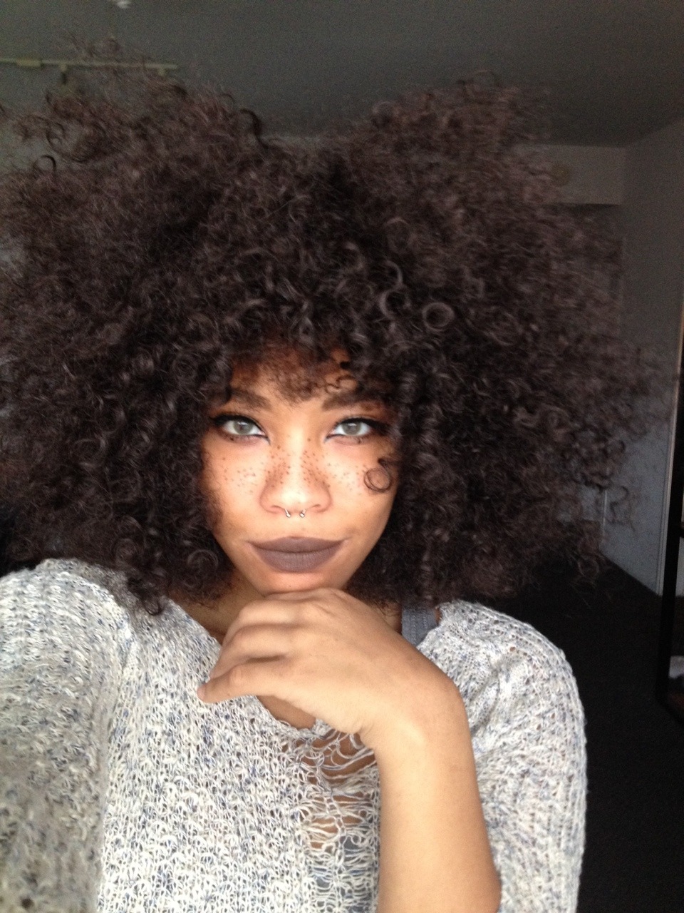 kieraplease:BEWARE OF SELFIES: If you stare at it long enough, you will find something