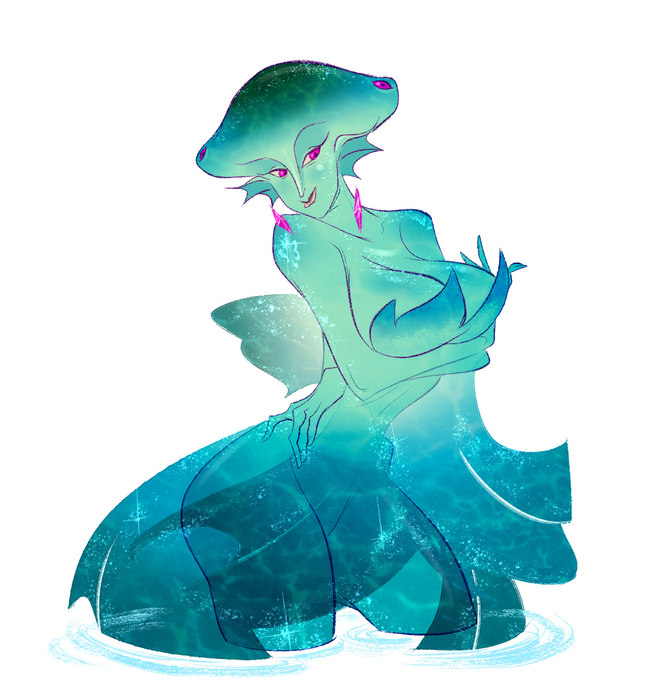 slbtumblng:  You mean my aquatic Queen.   the great zora’s treasure~ ;’9