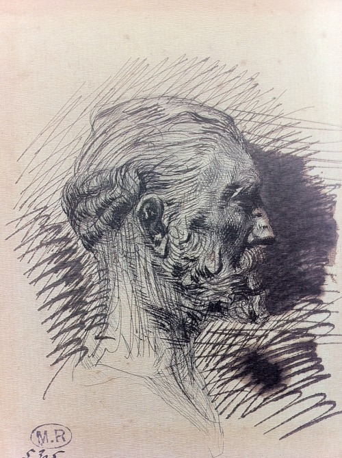   ortrait D’ Antonin Proust 1889 Plume et lavis d’encre brune sur pointe Musée Rodin  