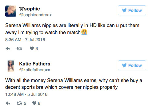 refinery29:  Guess what: women, including athletes, have nipples Some people watching