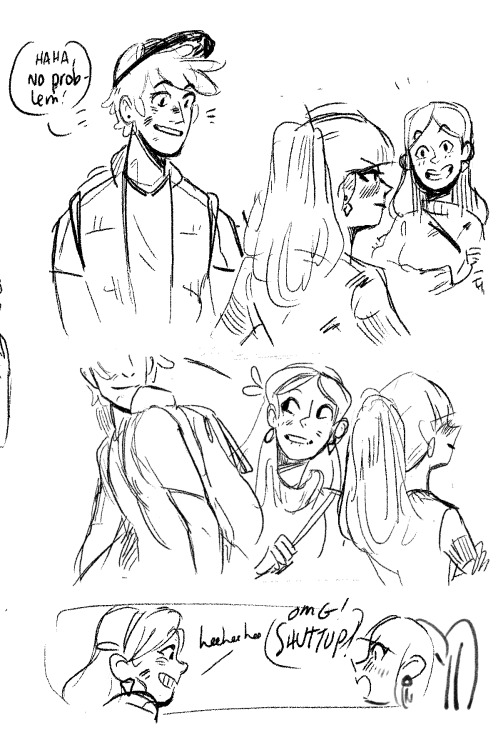 sharkbomb: Gravity falls comic because…why not? Typical shoujo romance stuff. In my head