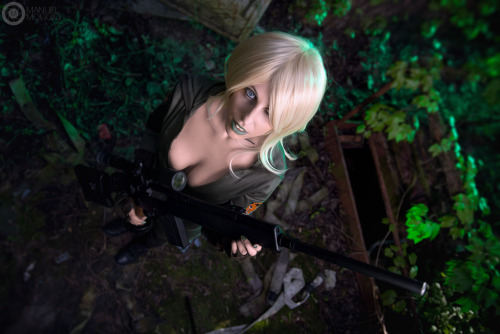 ladydaniela89:    I am Sniper Wolf and I always kill what I aim at.-Metal Gear SolidPhoto: Manuel Moggio PhotographyLocation: Italy