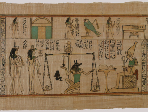 The Singer of Amun Nany’s funerary Papyrus; reign of Psusennes I, 21st Dynasty, c. 1050 B.C. 
