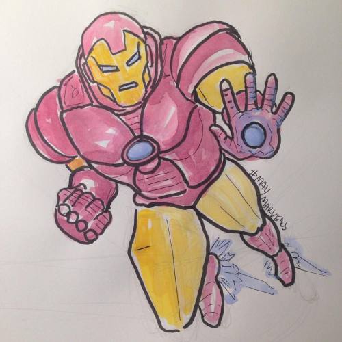 Day 25 #maymarvels #ironman #illustration #comics #dailydrawing #drawing #drawingaday