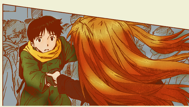 girls-are-weird:  Ikari Shinji &amp; Sohryu Asuka Langley: In Another Life|—-