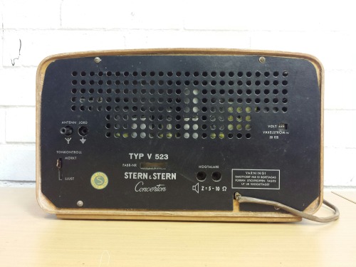 Stern & Stern Concerton V523 Tube Radio, 1952