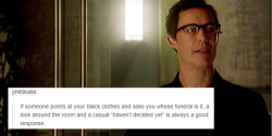 flashandtheholograms: Harrison Wells + Text Posts