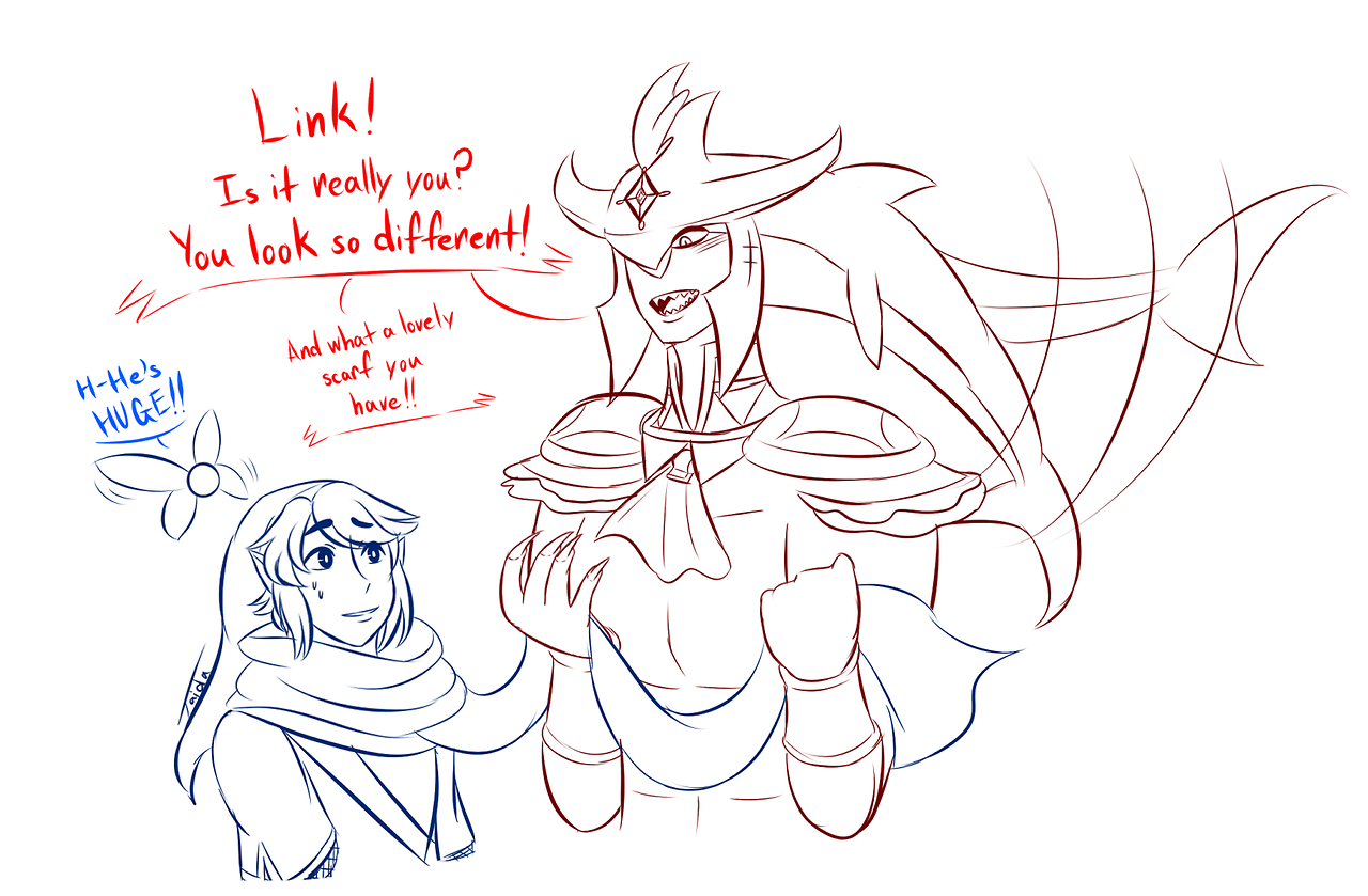taidoodle:  Sidlink and Volink are my current most requested ships to make art of,