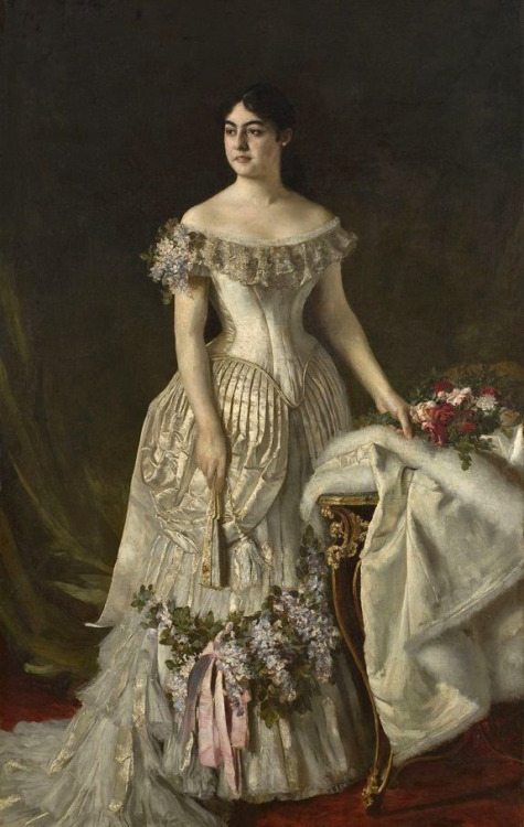 Queen Natalija of Serbia by Vlaho Bukovac, 1882