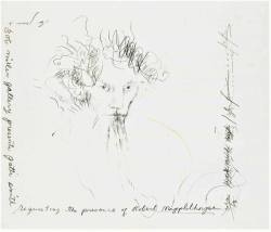tomakeyounervous:Robert Mapplethorpe drawing