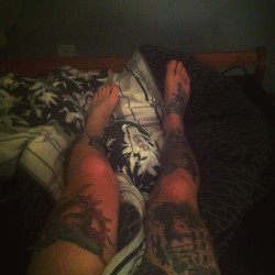 ifeetfetish:  On that girly leg shit #groundandpound #legsfordays #tattoodgirls #footfetish #canmakemylegslookskinnyinphotos by sensiblescott http://instagr.am/p/WzfS0hwkjf/