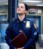 jonahsimms:Amy Santiago is the cutest detective/genius.