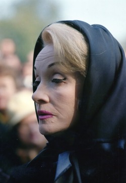 Akaixab:  Marlene Dietrich At Funeral Of Edith Piaf, Paris, 1963