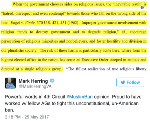 micdotcom:
“Federal court strikes down Muslim travel ban and many on Twitter are rejoicing”