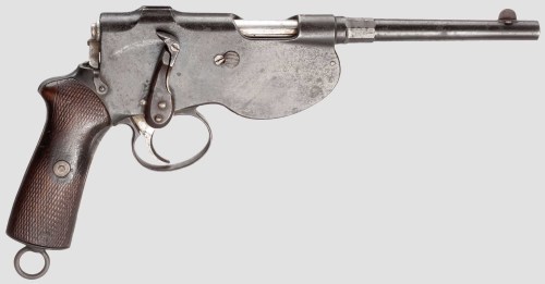 The First True Semi-Automatic Pistol — The Schonberger - Laumann 1892.Invented by the Austrian