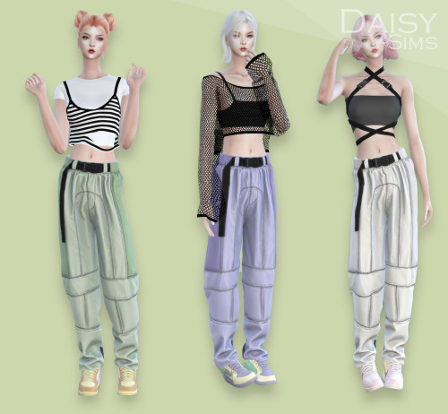 Daisy-Sims Becky NikeXAmbush pants male+femaleDaisySims-Becky nike X off white sneakers male+femaleD