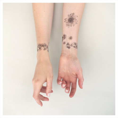 lesstalkmoreillustration - Nature Temporary Tattoo Sets Designed...