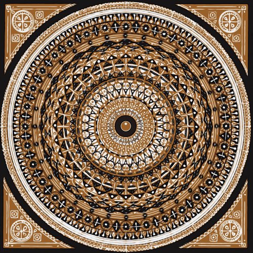 ॐ Islamic Mandala by Atticusmass. Follow Machine Elves for more. ॐ